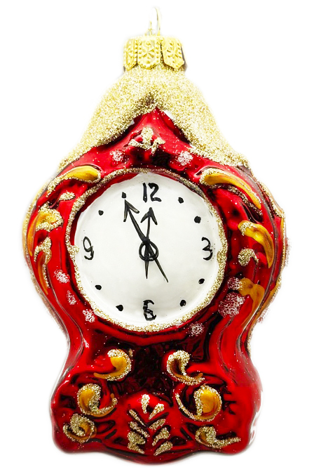 Елочное украшение Часы ФУ4-2214